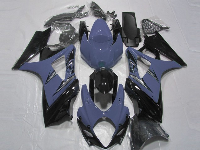 2007-2008 Dark Blue and Black Suzuki GSXR 1000 Fairings for Sale