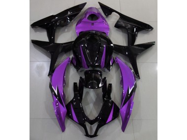 2007-2008 Gloss Black & Purple Honda CBR600RR Fairings for Sale