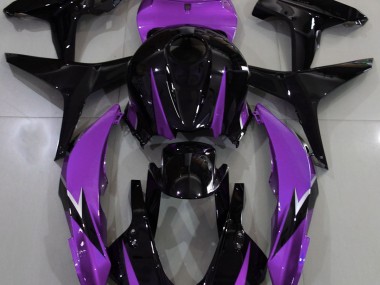 2007-2008 Gloss Black & Purple Honda CBR600RR Fairings for Sale