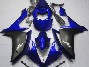 2007-2008 Gloss Blue and Black Yamaha R1 Fairings for Sale