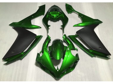 2007-2008 Gloss Green & Black Yamaha R1 Fairings for Sale