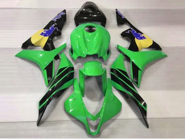 2007-2008 Green & Blue Bull Honda CBR600RR Fairings for Sale