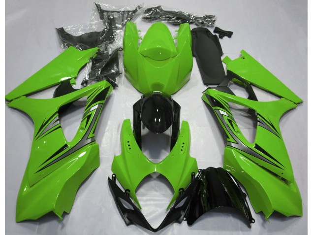 2007-2008 Green OEM Style Suzuki GSXR 1000 Fairings for Sale