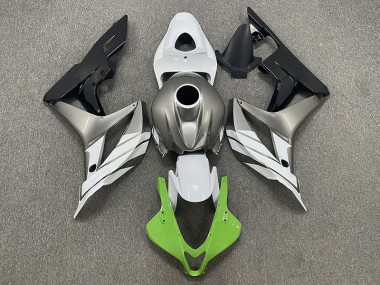 2007-2008 Green White and Grey Honda CBR600RR Fairings for Sale