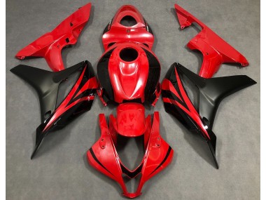 2007-2008 Pearl Red & Black Honda CBR600RR Fairings for Sale