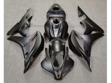 2007-2008 Plain Matte Black Honda CBR600RR Fairings for Sale