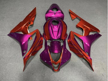 2007-2008 Red & Violet Honda CBR600RR Fairings for Sale