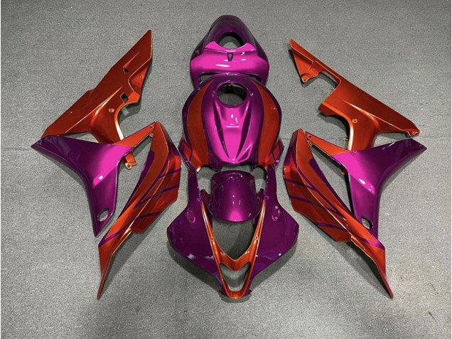 2007-2008 Red & Violet Honda CBR600RR Fairings for Sale