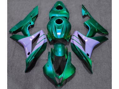 2007-2008 Turquoise and Milky Purple Honda CBR600RR Fairings for Sale