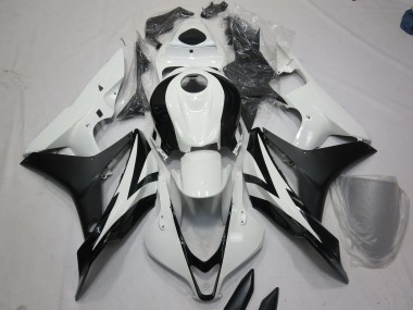 2007-2008 White and Black OEM Style Honda CBR600RR Fairings for Sale