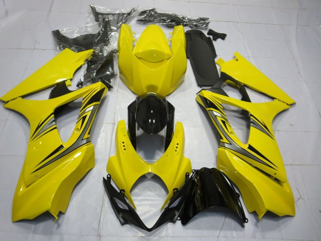 2007-2008 Yellow OEM Style Suzuki GSXR 1000 Fairings for Sale