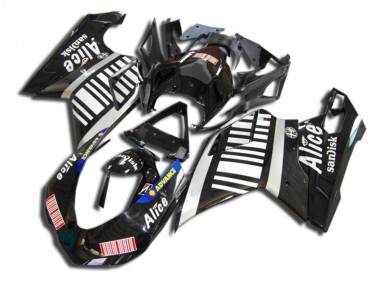 2007-2012 Black Alice Ducati 848 1098 1198 Fairings for Sale