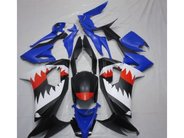 2008-2010 Blue Shark Kawasaki ZX10R Fairings for Sale