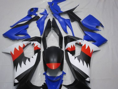 2008-2010 Blue Shark Kawasaki ZX10R Fairings for Sale