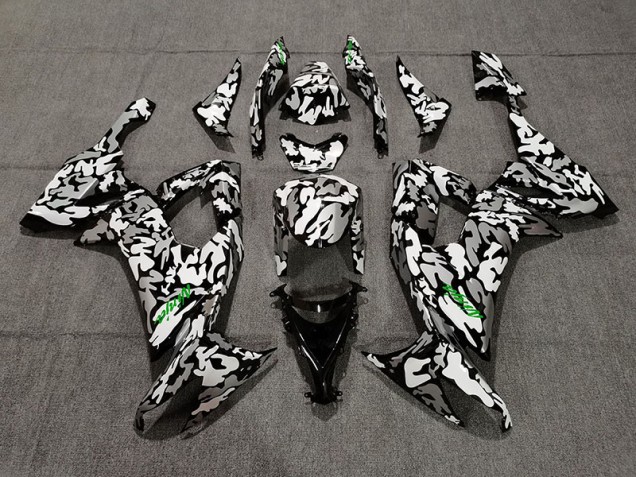 2008-2010 Camo and Green Kawasaki ZX10R Fairings for Sale