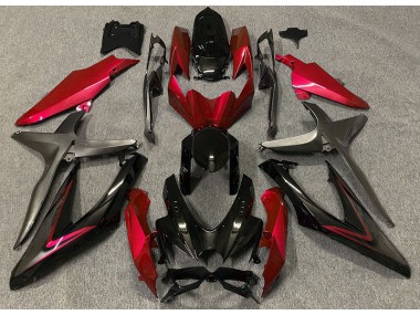 2008-2010 Gloss Red & Green R Suzuki GSXR 600-750 Fairings for Sale