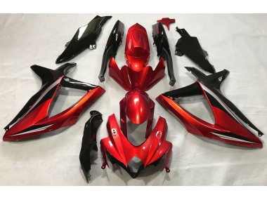 2008-2010 Gloss Red Suzuki GSXR 600-750 Fairings for Sale