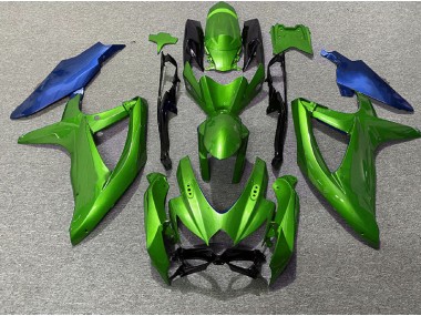 2008-2010 Green and Blue Suzuki GSXR 600-750 Fairings for Sale