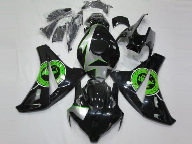 2008-2011 Gloss Black & Green Honda CBR1000RR Fairings for Sale