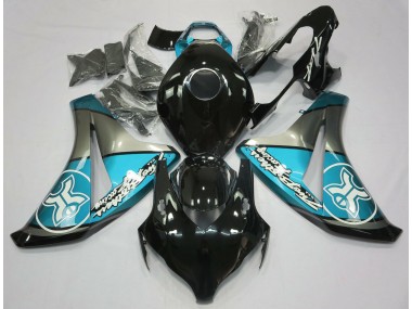 2008-2011 Light Blue on Black Custom Honda CBR1000RR Fairings for Sale