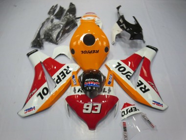 2008-2011 Light Orange Repsol 93 Honda CBR1000RR Fairings for Sale