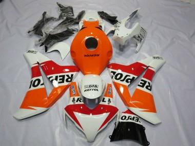 2008-2011 White Repsol Design Honda CBR1000RR Fairings for Sale