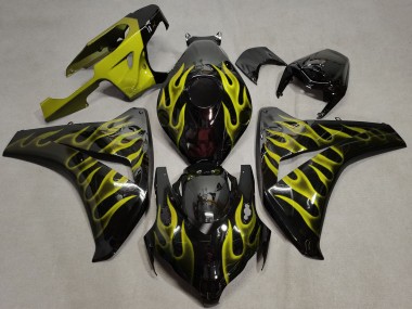 2008-2011 Yellow Flame Honda CBR1000RR Fairings for Sale