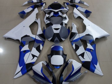 2008-2016 Blue Snow Camo Yamaha R6 Fairings for Sale