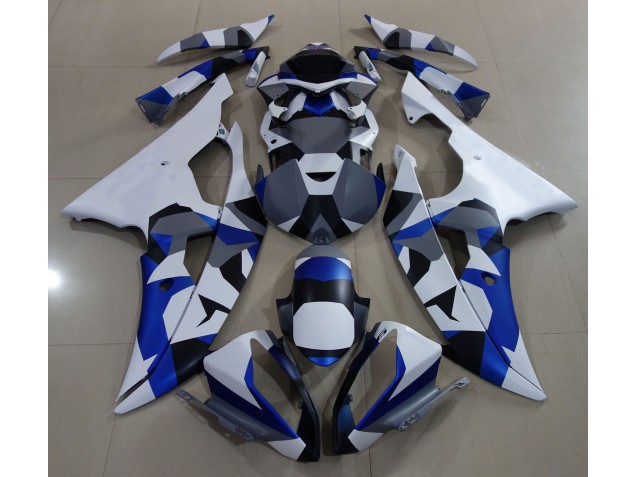 2008-2016 Blue Snow Camo Yamaha R6 Fairings for Sale