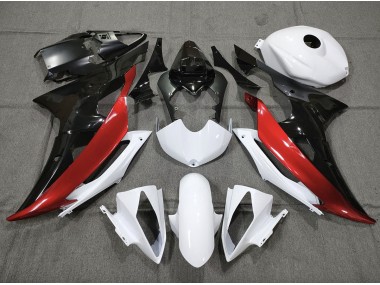 2008-2016 Custom Red Black and White Yamaha R6 Fairings for Sale