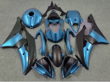 2008-2016 Electric Blue and Matte Black Yamaha R6 Fairings for Sale