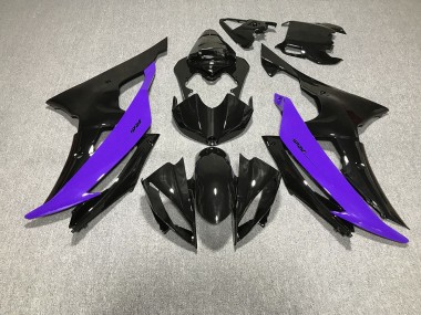 2008-2016 Gloss Black & Purple Yamaha R6 Fairings for Sale