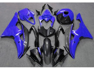 2008-2016 Gloss Blue and Carbon Yamaha R6 Fairings for Sale