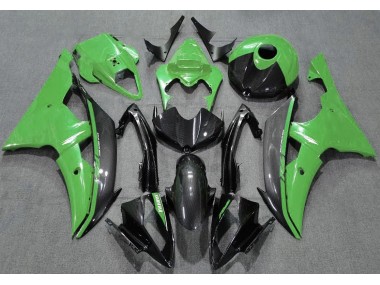 2008-2016 Gloss Green and Carbon Yamaha R6 Fairings for Sale