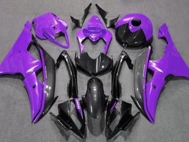 2008-2016 Gloss Purple and Carbon Yamaha R6 Fairings for Sale