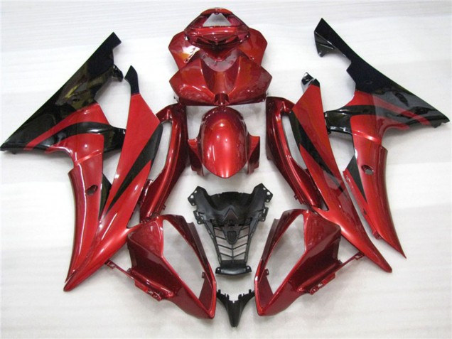 2008-2016 Maroon Black Yamaha R6 Fairings for Sale