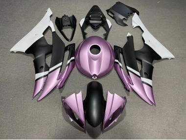 2008-2016 Matte Black and Light Purple Yamaha R6 Fairings for Sale