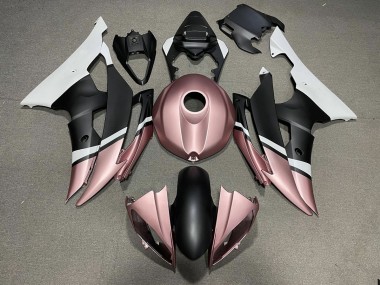 2008-2016 Matte Black and Rose Gold Yamaha R6 Fairings for Sale