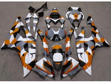 2008-2016 Orange Camo Plain Yamaha R6 Fairings for Sale