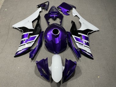 2008-2016 Purple Black and White OEM Style Yamaha R6 Fairings for Sale