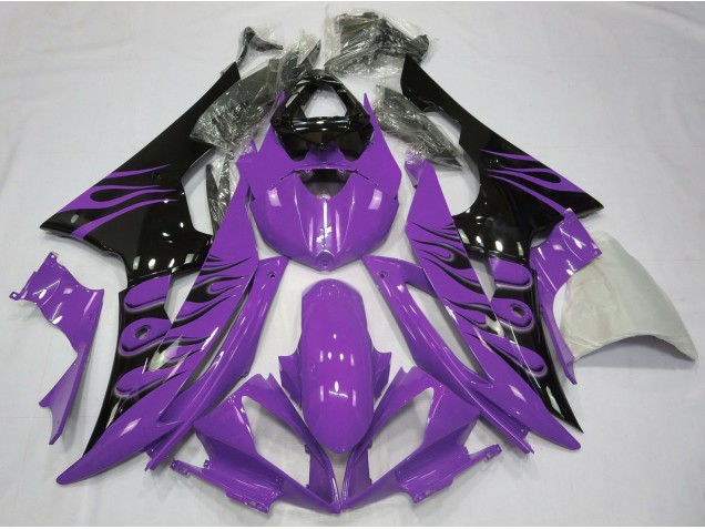 2008-2016 Purple Flame Style Yamaha R6 Fairings for Sale