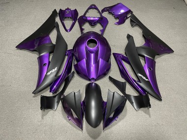 2008-2016 Purple and Matte Black & Yamaha R6 Fairings for Sale