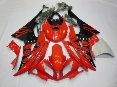 2008-2016 Red Flame Yamaha R6 Fairings for Sale