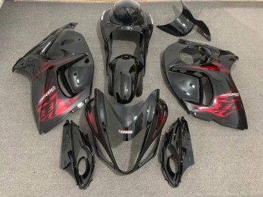 2008-2019 Gloss Black & Red Suzuki GSXR 1300 Fairings for Sale