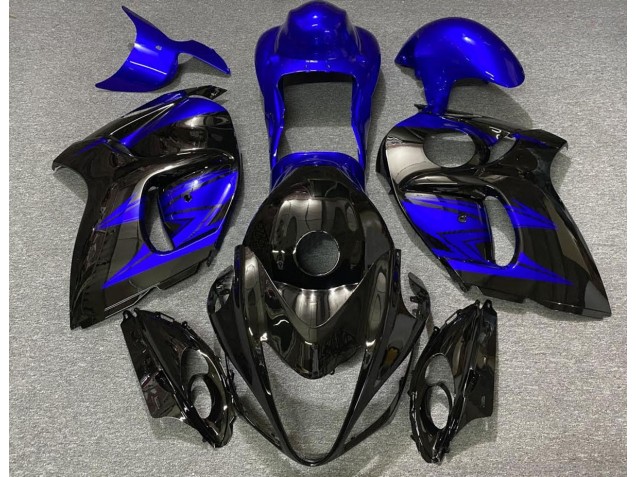 2008-2019 Gloss Black and Deep Blue Suzuki GSXR 1300 Fairings for Sale