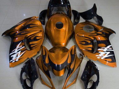 2008-2019 Gloss Orange & Black Suzuki GSXR 1300 Fairings for Sale