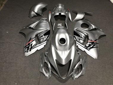 2008-2019 Liquid Silver & Red Suzuki GSXR 1300 Fairings for Sale