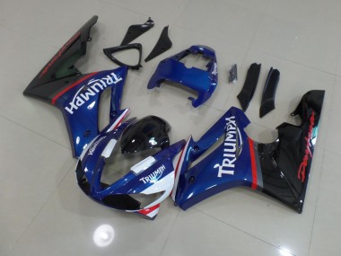 2009-2012 Blue and White Triumph Daytona 675 Fairings for Sale