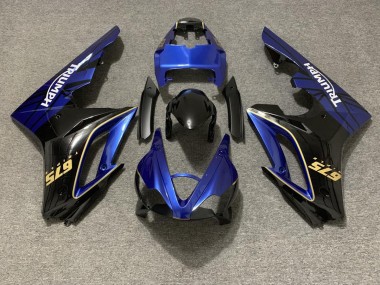 2009-2012 Gloss Blue and Black Triumph Daytona 675 Fairings for Sale