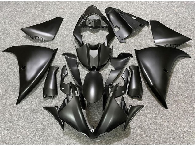 2009-2012 Matte Black & Gold Yamaha R1 Fairings for Sale